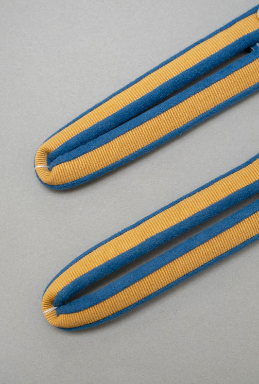 HANAO SHOES_KYOSANADAHIMO (sanada braid)_yellow-blue