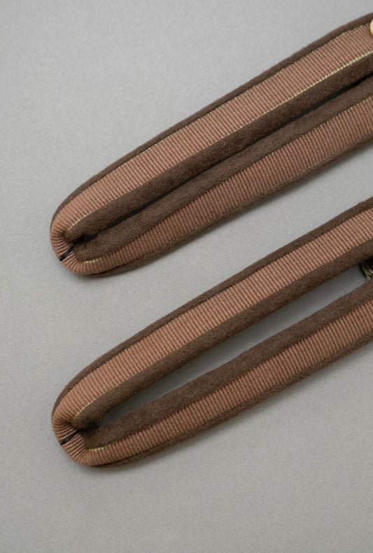 HANAO SHOES_KYOSANADAHIMO (sanada braid)_cha