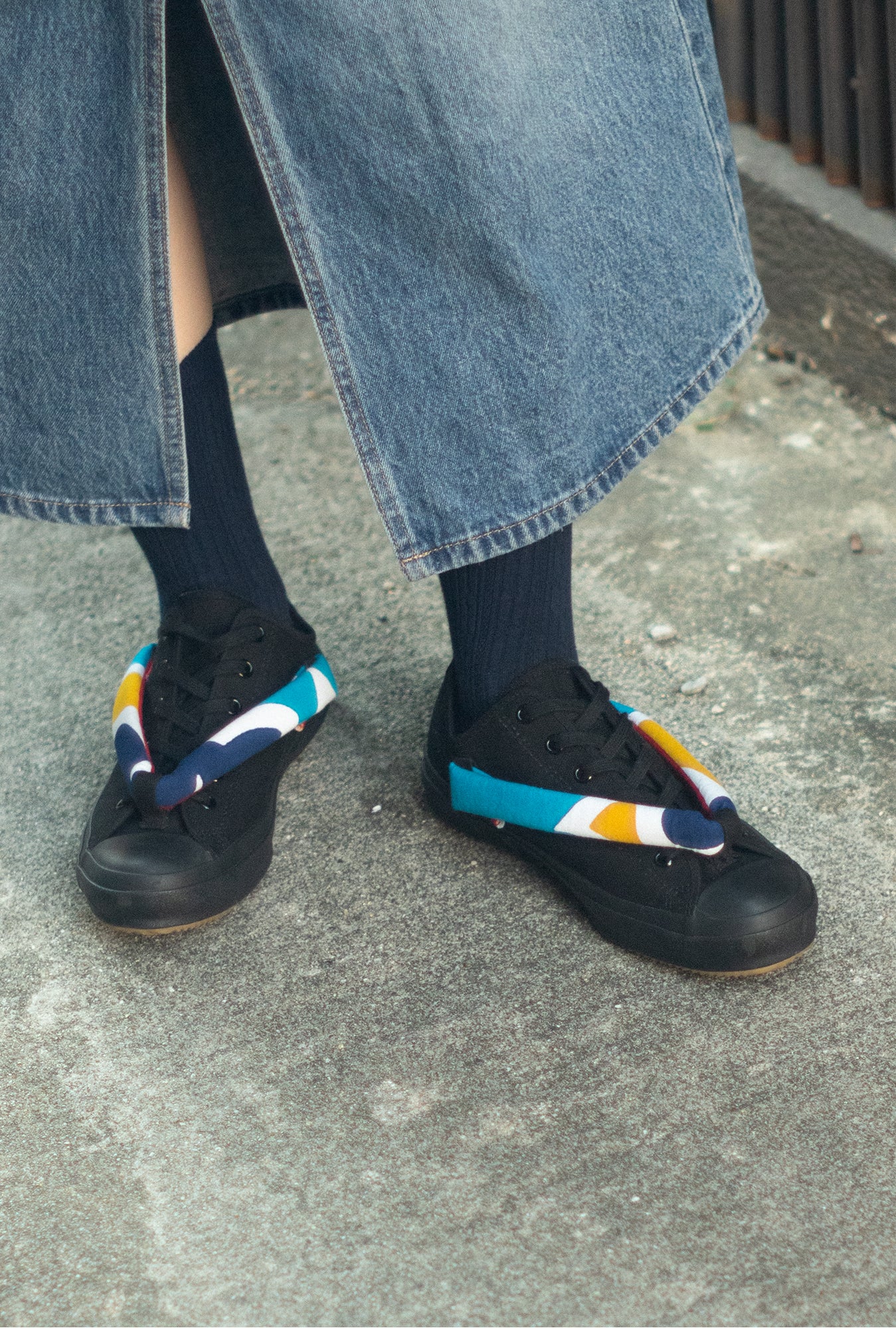 HANAO SHOES_MINO TSUTSUHIKI HONZOME (Mino Tsutsuhiki Hand-Dyeing)