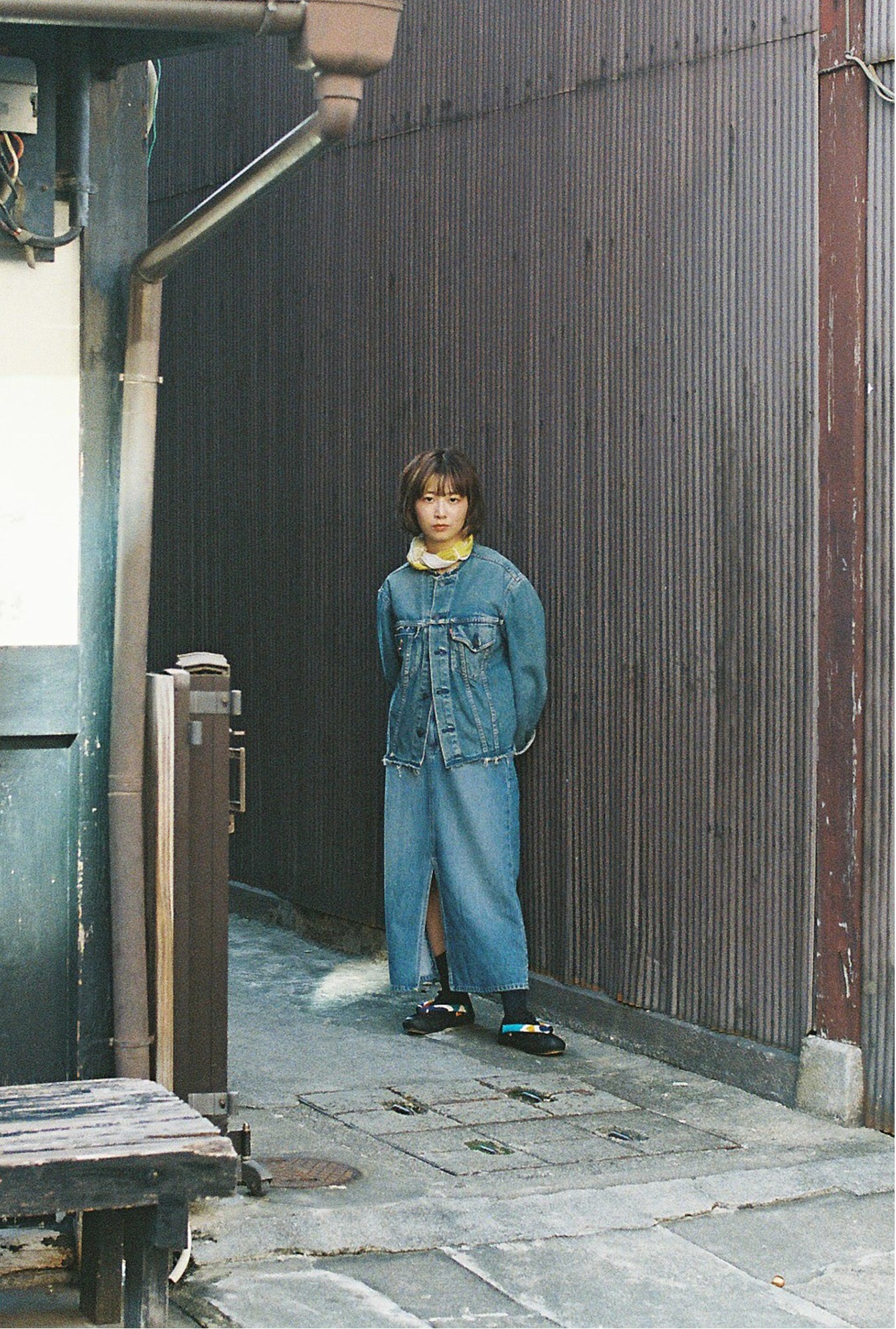 HANAO SHOES_MINO TSUTSUHIKI HONZOME (Mino Tsutsuhiki Hand-Dyeing)