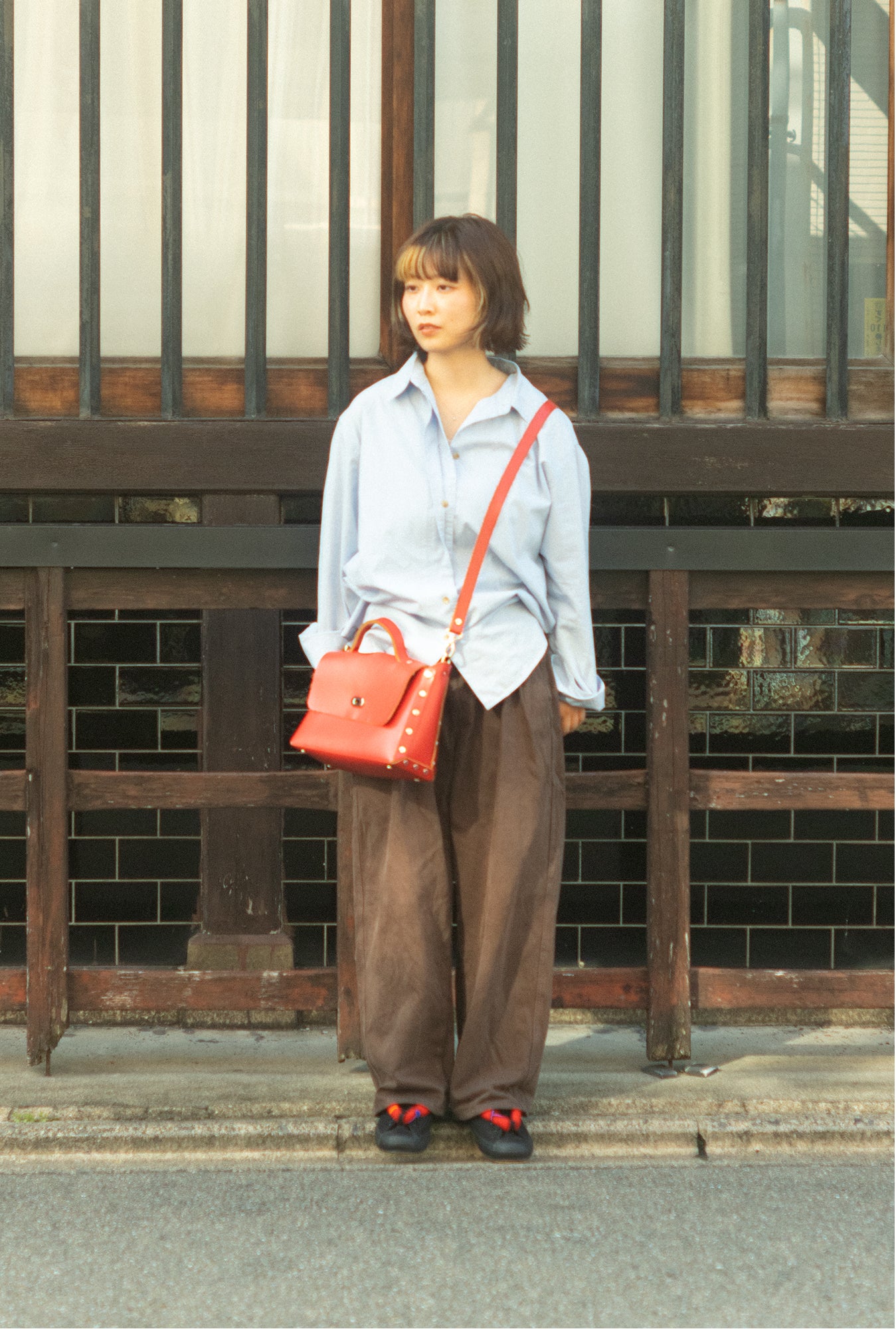 HANAO SHOES_MINO TSUTSUHIKI HONZOME (Mino Tsutsuhiki Hand-Dyeing)
