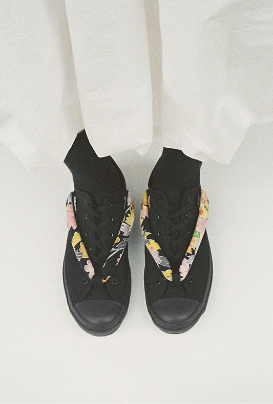 HANAO SHOES_KAGAYUZEN(菊/黒)