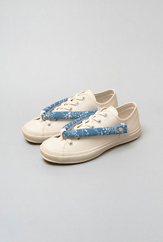 HANAO SHOES_SHOAI HIYA ZOME(花 / 藤色)_White_引き