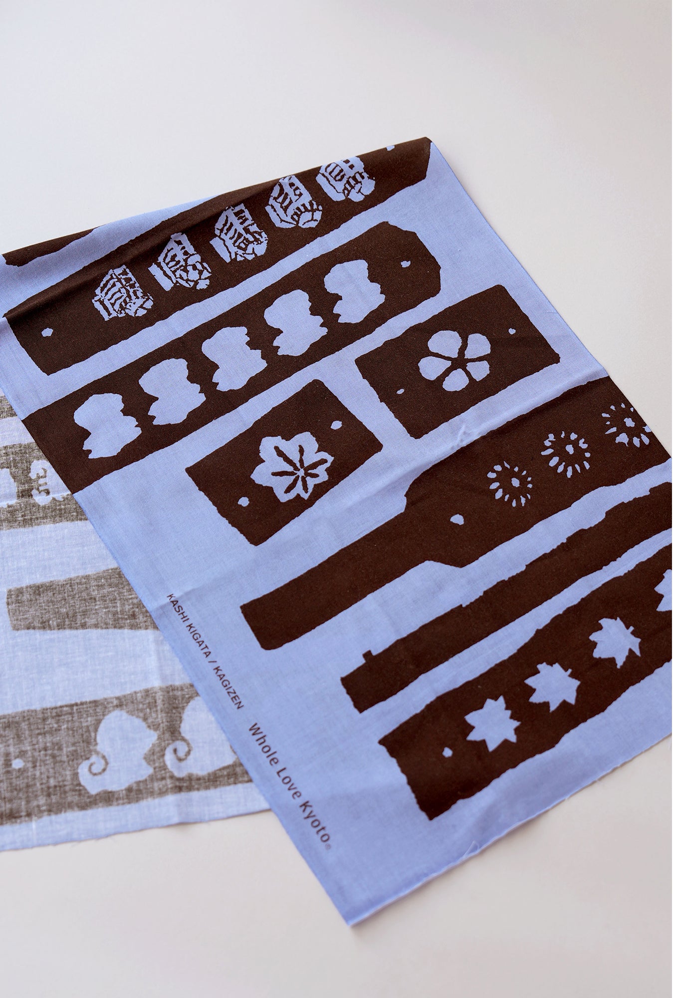 TENUGUI_KASHIKIGATA_violet (Japanese sweets wooden mold)
