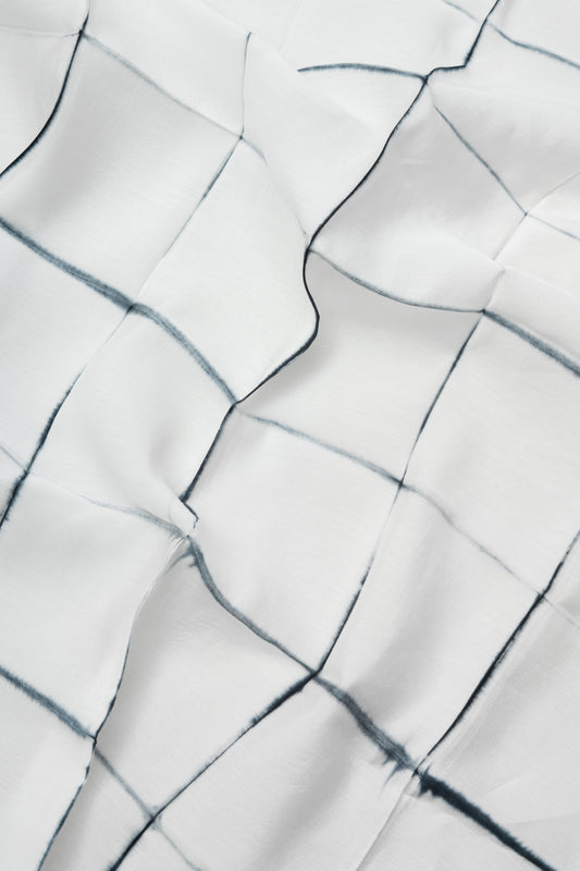 TOCHU 板締め絞り_スカーフ