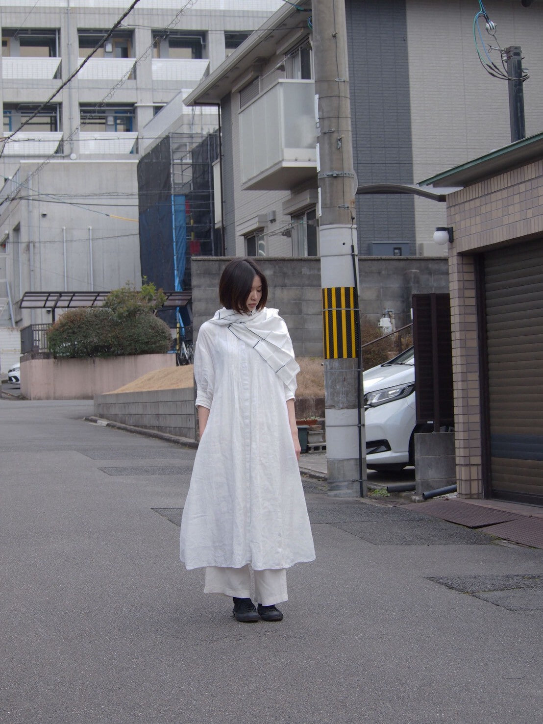 TOCHU 板締め絞り_ストール