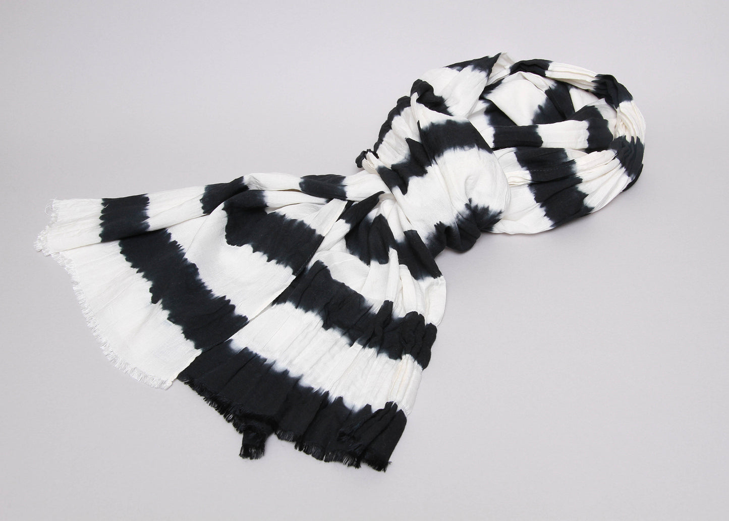 TOCHU 横段絞り_ストール3