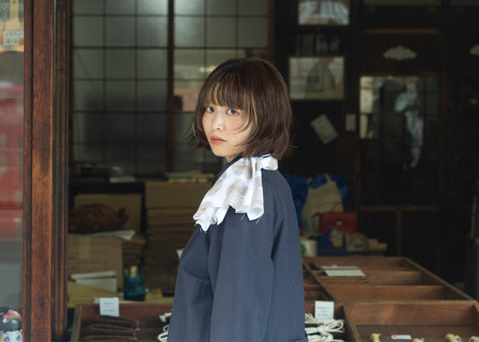 【新商品】手ぬぐい「京金網」「たわし」「和包丁」「味噌の木桶」