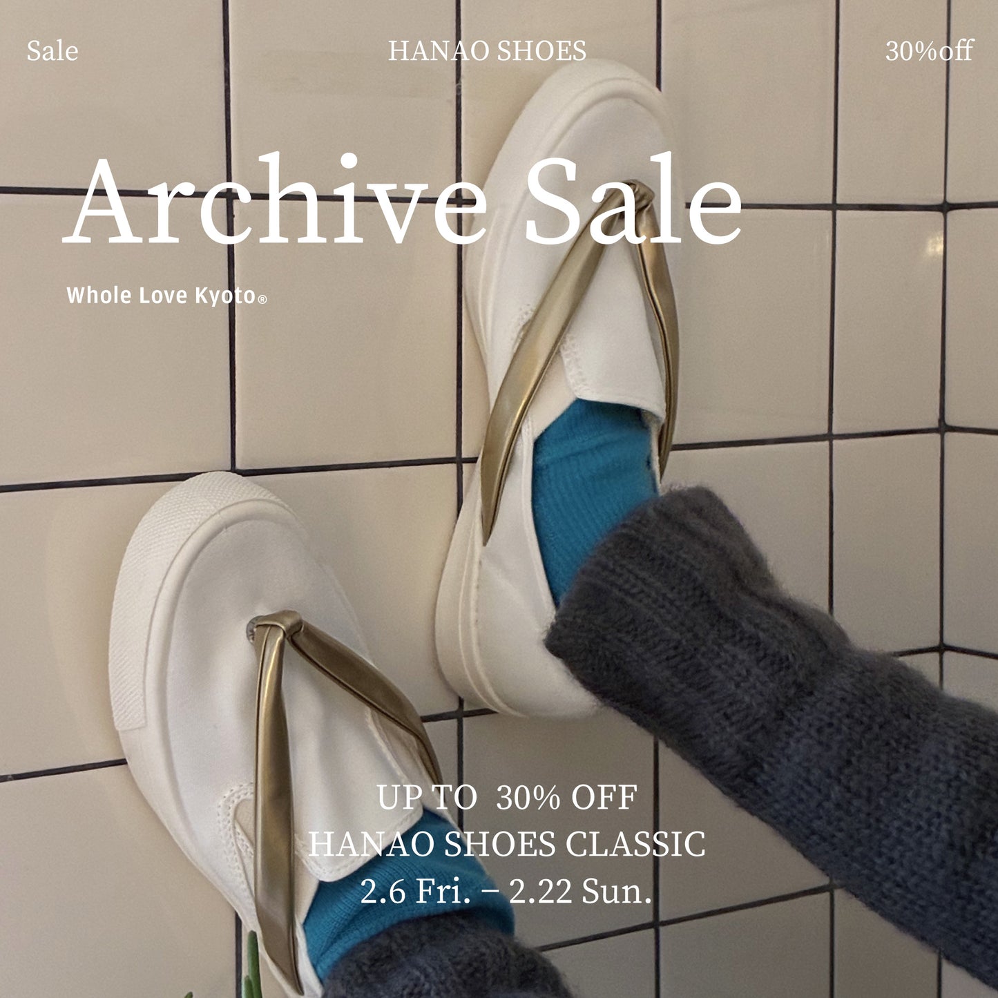 [30% OFF] HANAO SHOES Classic Archive (Canvas)