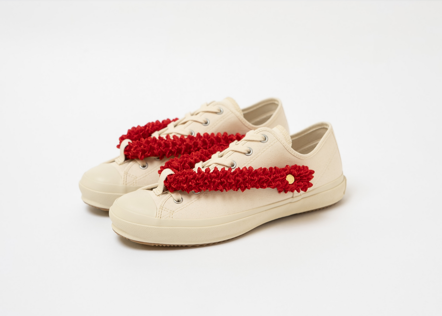 HANAO SHOES＿KYOSHIBORI（突出し絞り 赤）