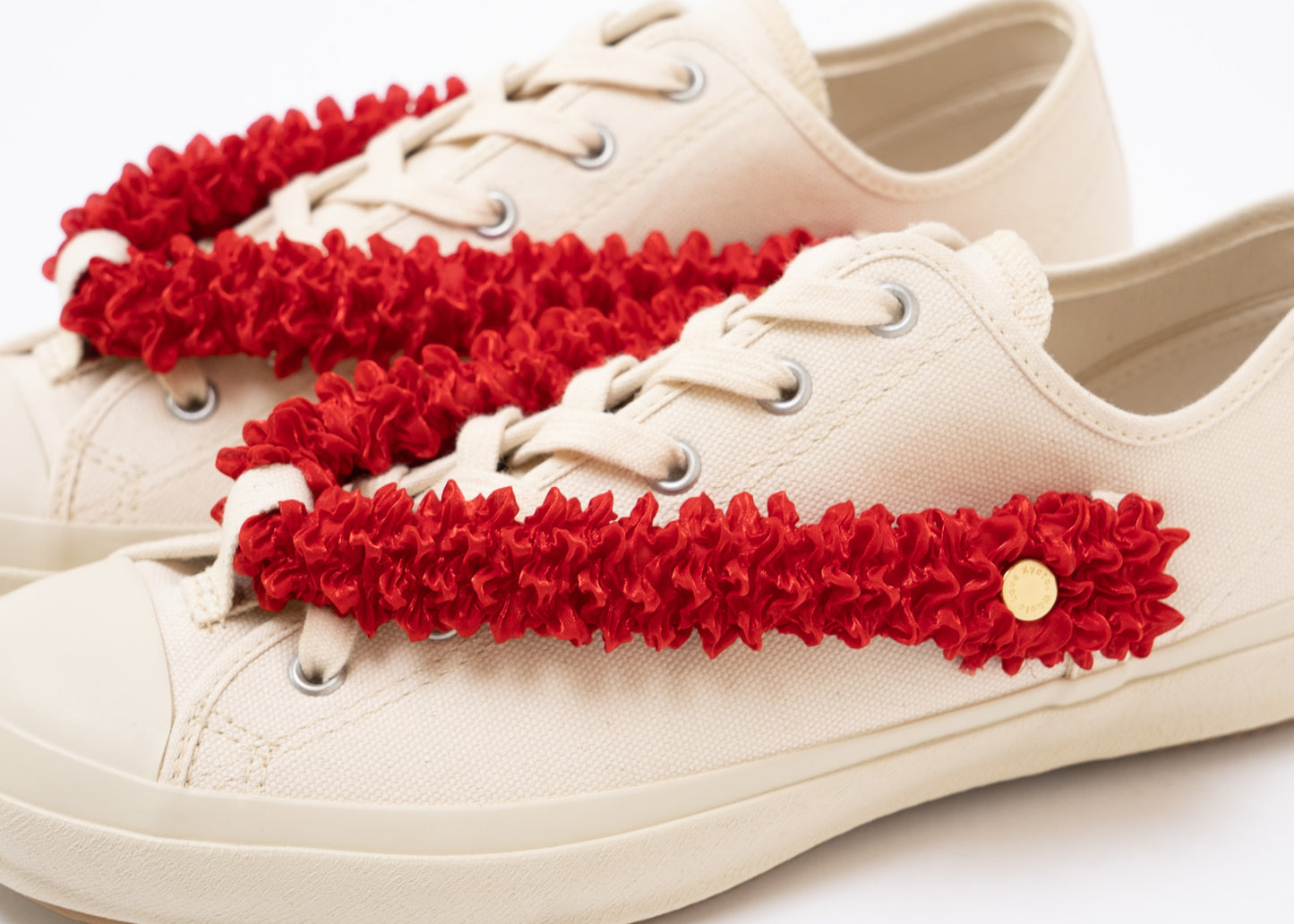 HANAO SHOES＿KYOSHIBORI（突出し絞り 赤）