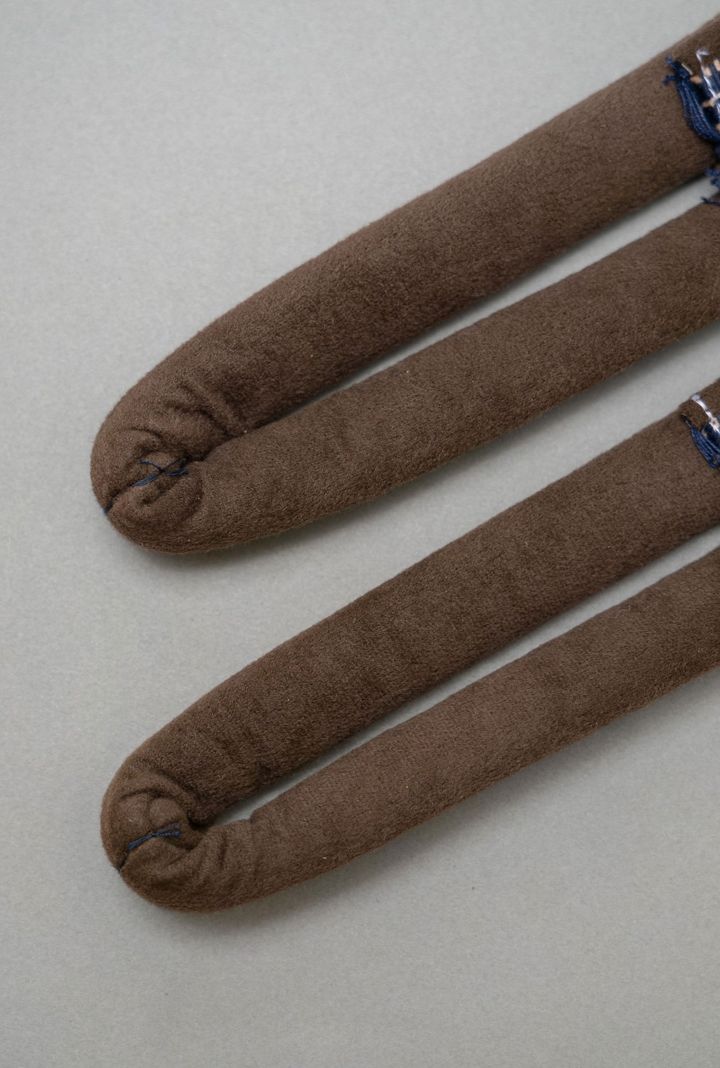 HANAO_KYOSANADAHIMO (sanada braid)_stripe / navy brown
