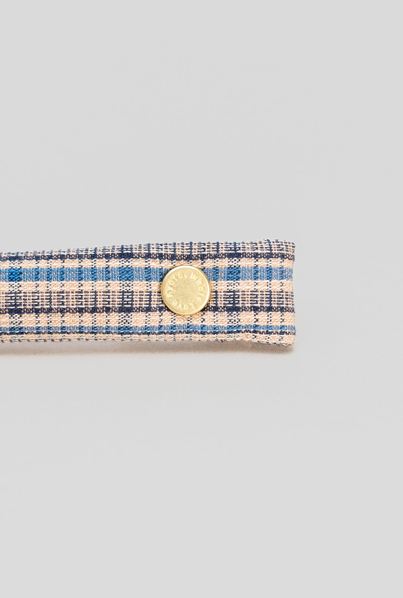 HANAO SHOES＿BOTAORI（格子 青）