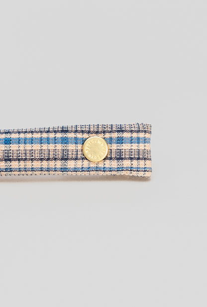 HANAO SHOES＿BOTAORI（格子 青）