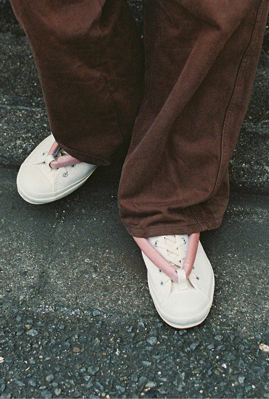 HANAO SHOES_MINO TSUTSUBIKI HONZOME (mino tsutsubiki hand-dyeing)_orange
