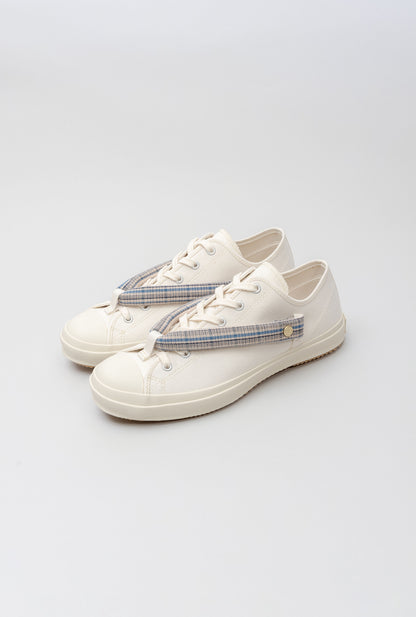 HANAO SHOES＿BOTAORI（格子 青）