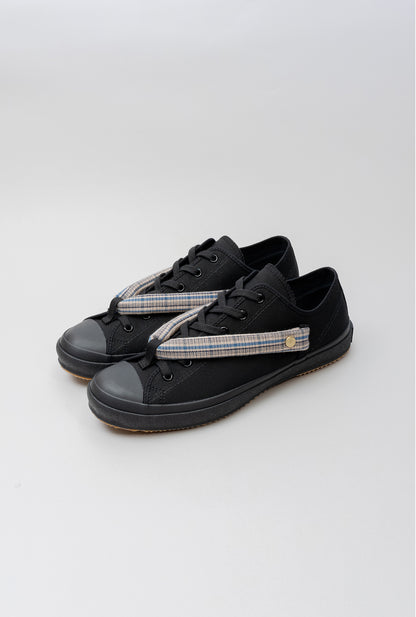 HANAO SHOES＿BOTAORI（格子 青）