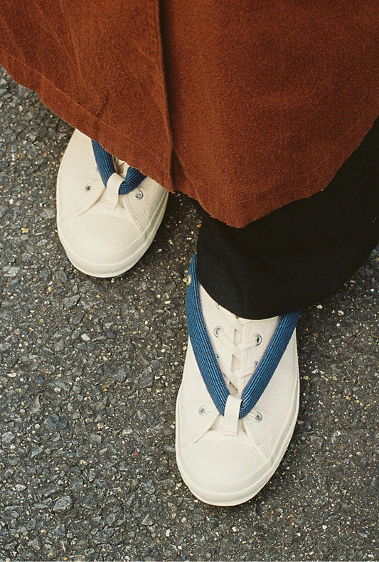 HANAO SHOES_MINO TSUTSUHIKI HONZOME (Mino Tsutsuhiki Hand-Dyeing)