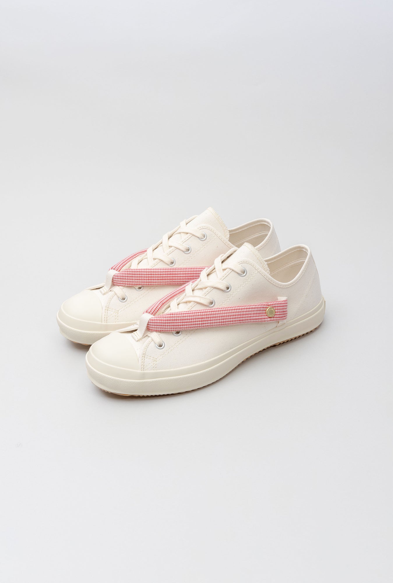 HANAO SHOES＿BOTAORI（縞 赤）