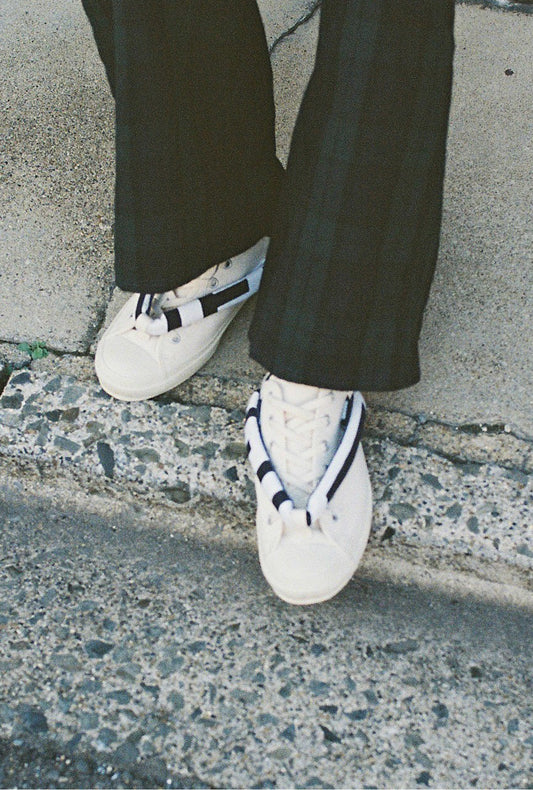 HANAO SHOES_MINO TSUTSUHIKI HONZOME (Mino Tsutsuhiki Hand-Dyeing)