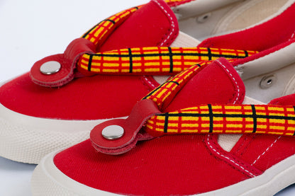 HANAO SHOES_MINO TSUTSUHIKI HONZOME (Mino Tsutsuhiki Hand-Dyeing)