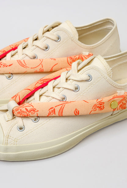 HANAO SHOES_KYOYUZEN (dyeing)_SUZUME and INAHO (sparrow and ear of rice plant)