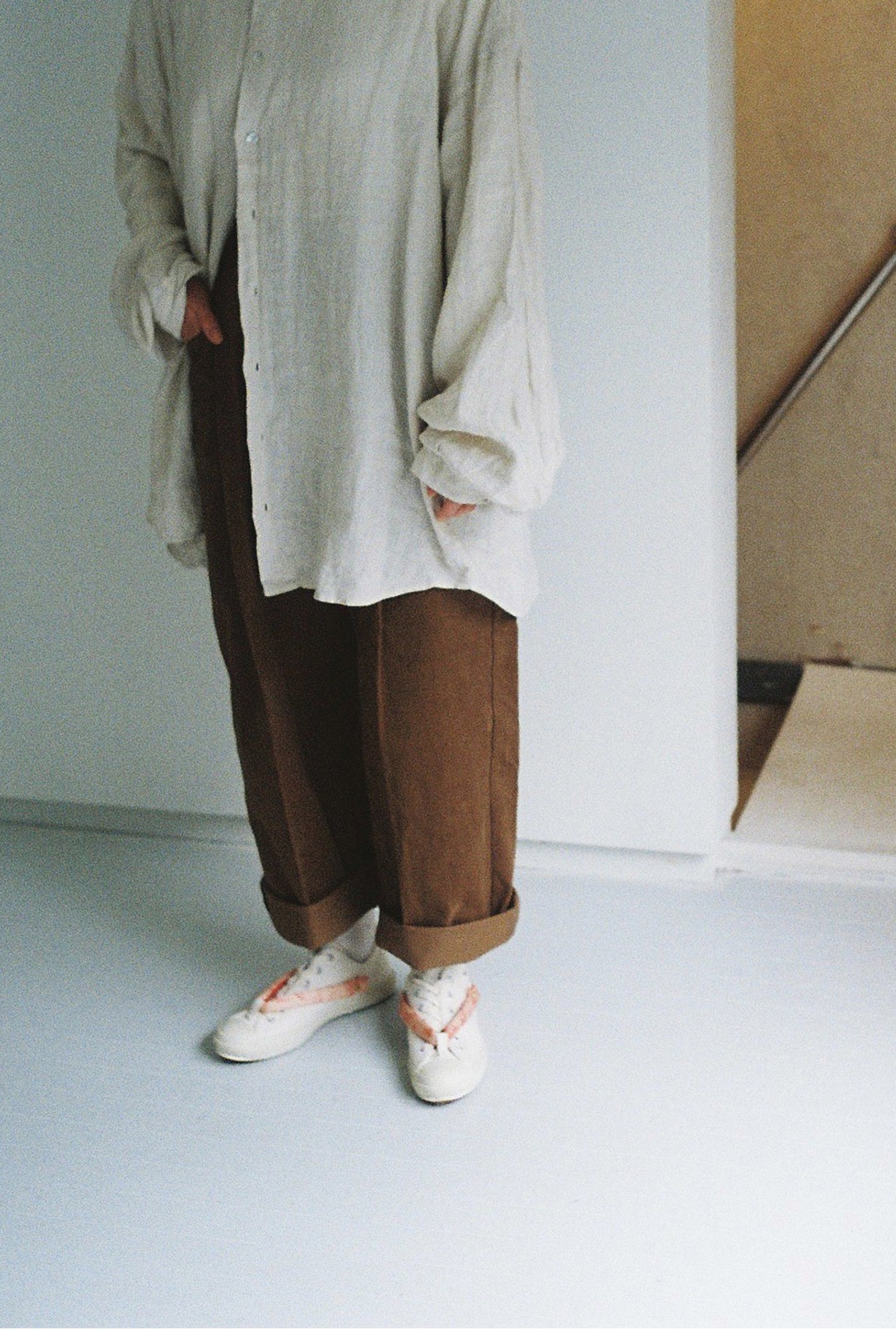 HANAO SHOES_KYOYUZEN (dyeing)_SUZUME and INAHO (sparrow and ear of rice plant)