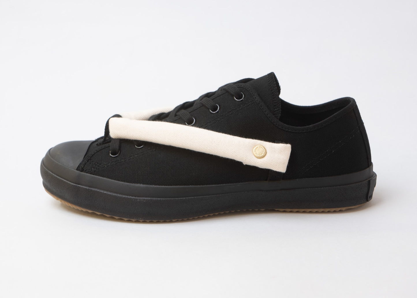 HANAO SHOES＿Neutral（White）_Black_正面