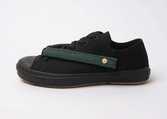 HANAO SHOES＿KYOSANADAHIMO（松葉）_Black_正面