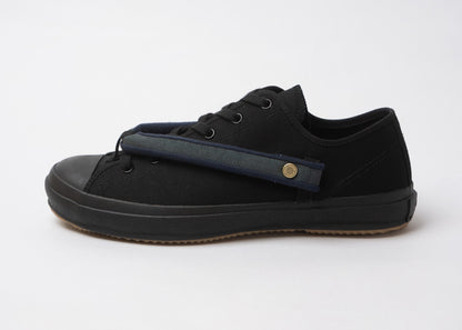 HANAO SHOES＿KYOSANADAHIMO（紺）_Black_正面