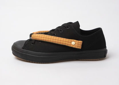 HANAO SHOES＿ISEMOMEN（赤朽葉）_Black_正面