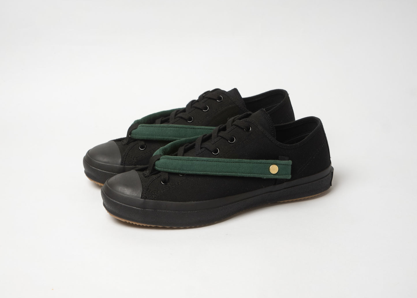 HANAO SHOES＿KYOSANADAHIMO（松葉）_Black_引き