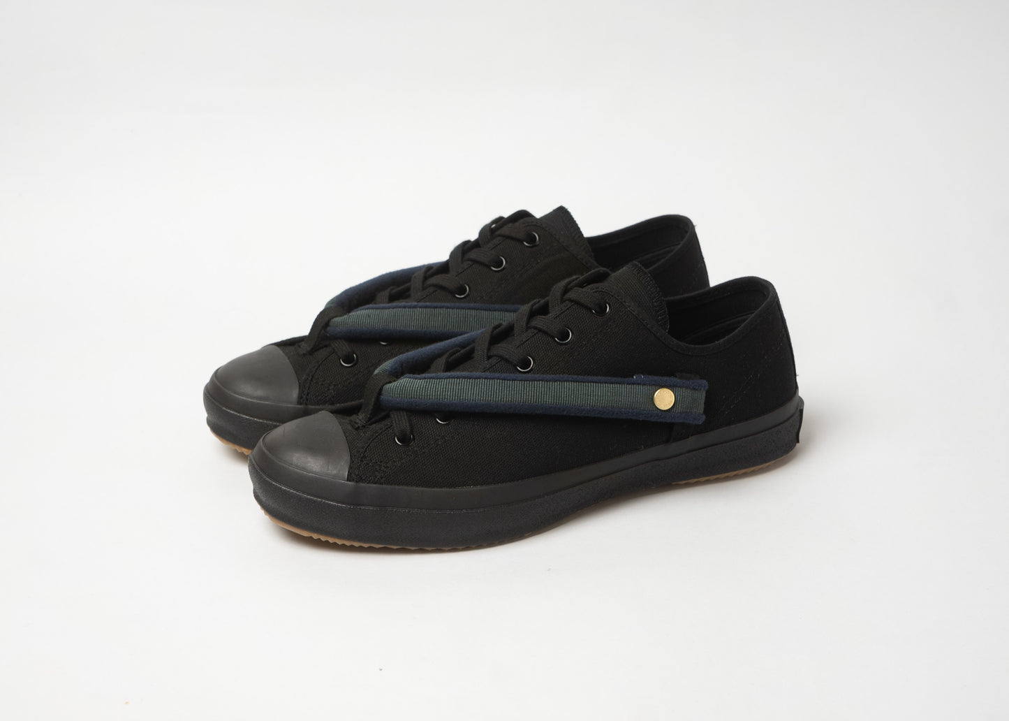 HANAO SHOES＿KYOSANADAHIMO（紺）_Black_引き