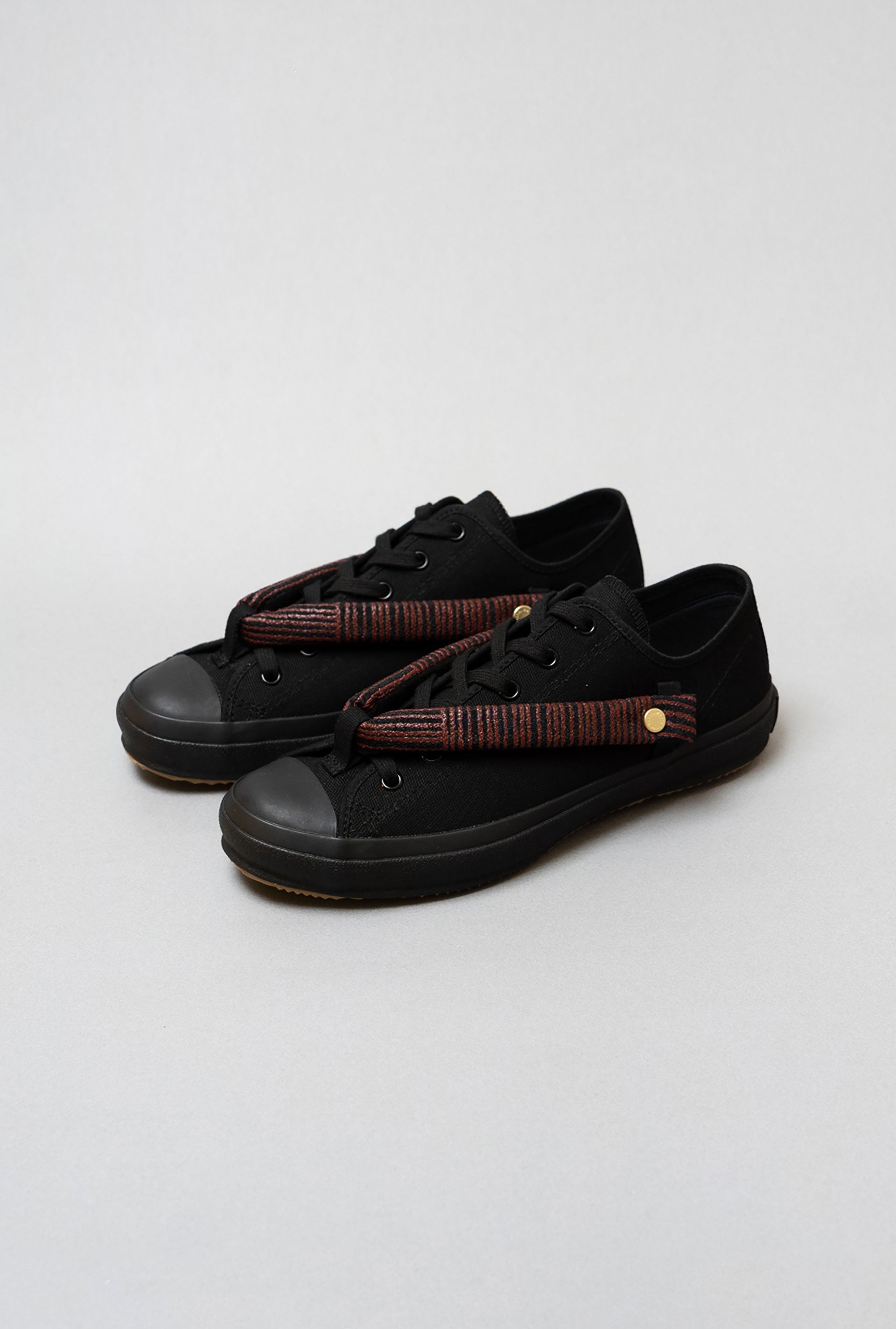 HANAO SHOES＿KYOYUZEN（漆染）_Black_引き