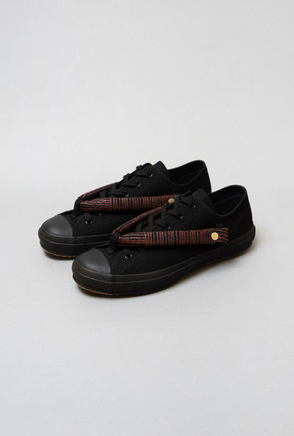 HANAO SHOES＿KYOYUZEN（漆染）_Black_引き