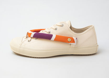 HANAO SHOES＿MINO TSUTSUBIKI HONZOME（紫）_White_正面