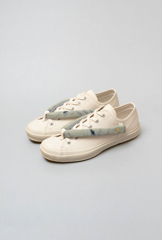 HANAO SHOES＿KURUMEGASURI（柳葉）_White_引き