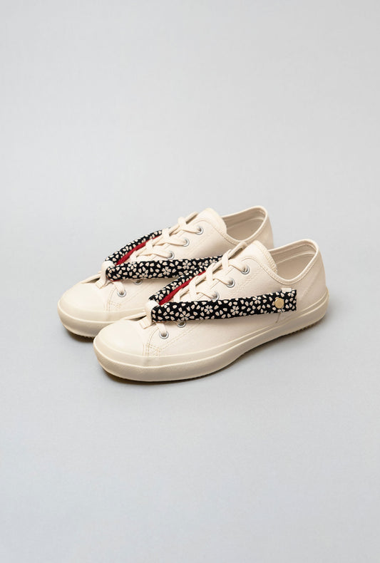 HANAO SHOES＿Standard（桜 / red）_White_引き