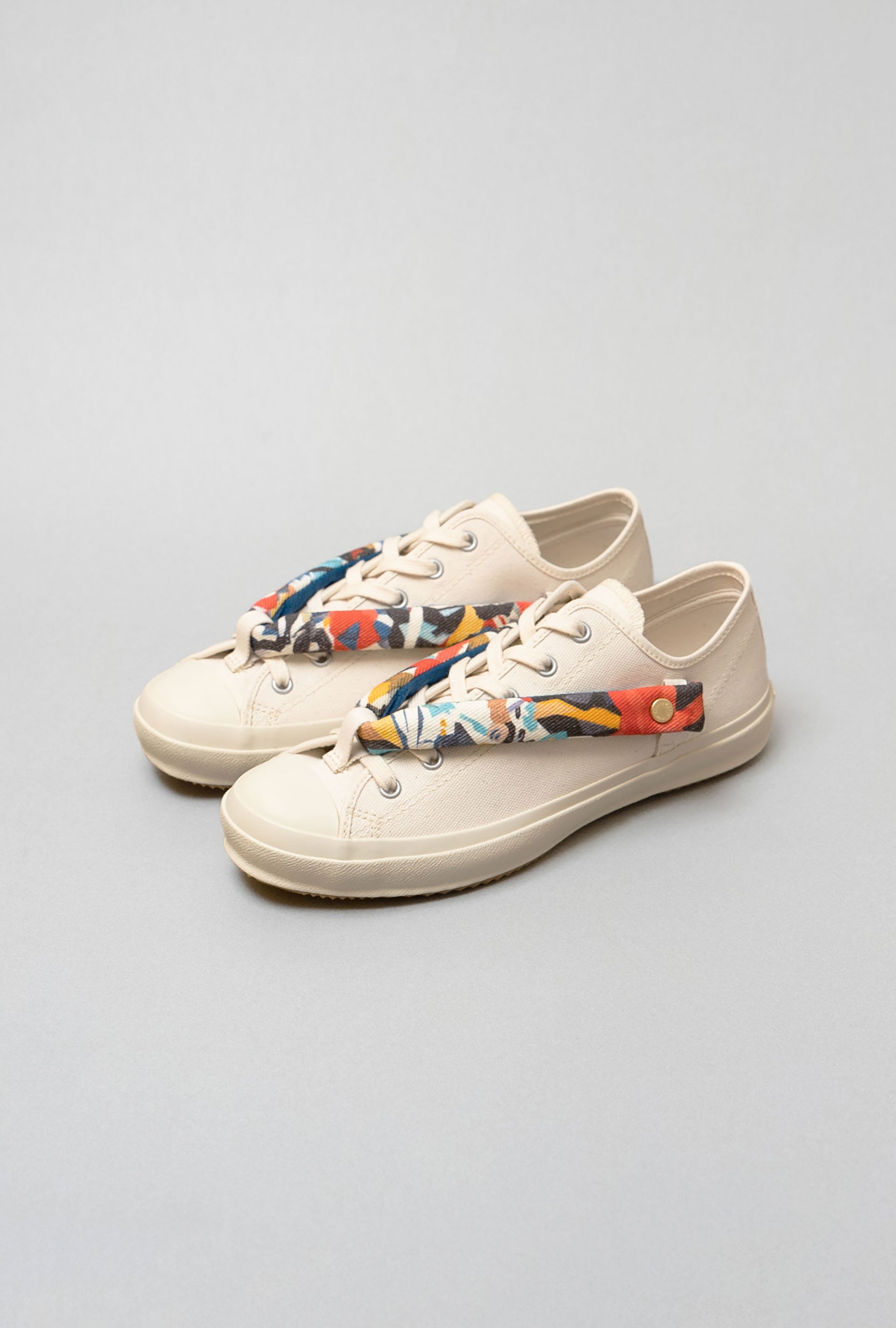 HANAO SHOES＿KYOYUZEN（群衆文様）_White_引き