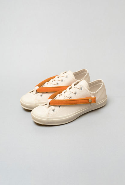 HANAO SHOES＿KYOSANADAHIMO（橙）_White_引き