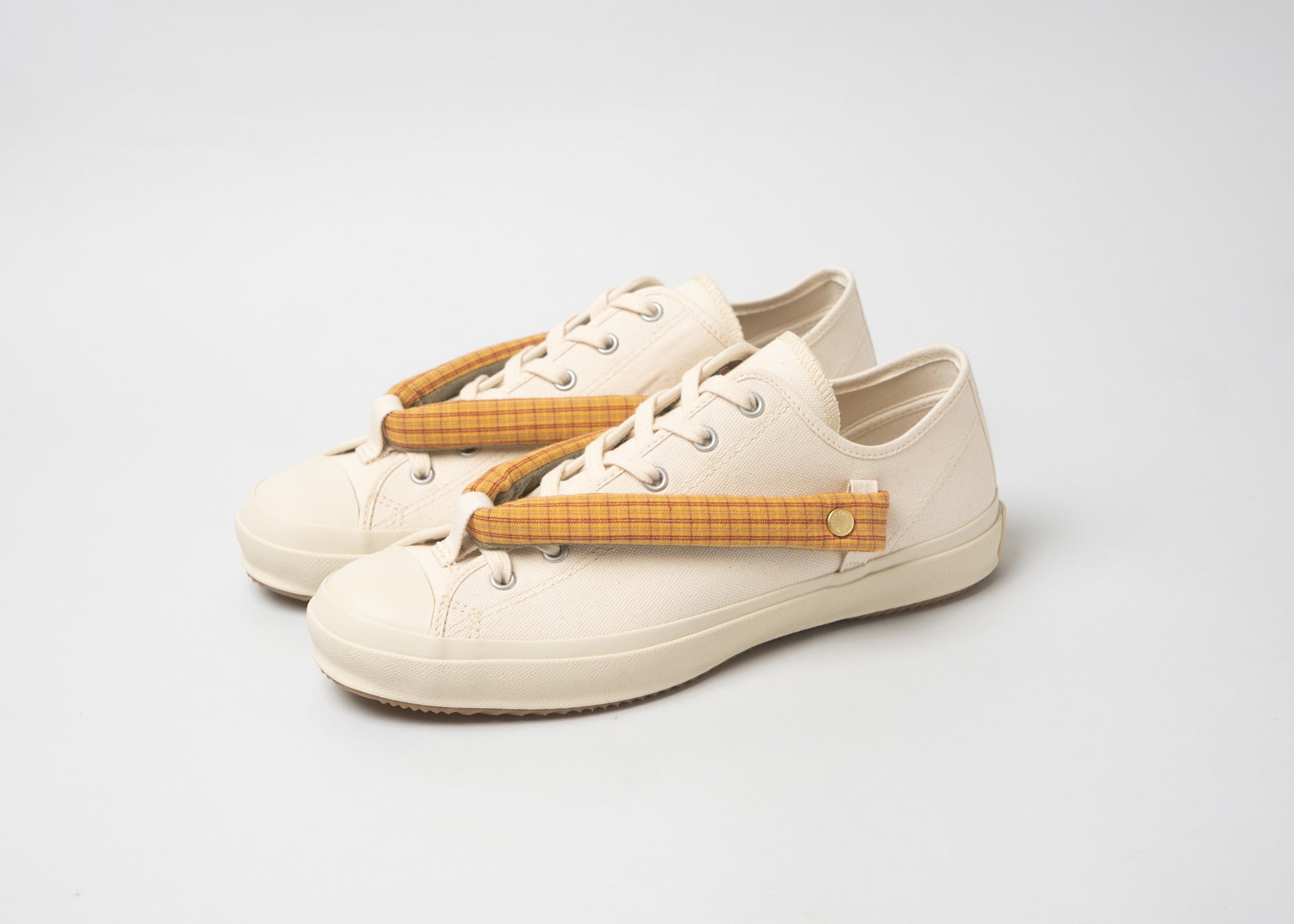 HANAO SHOES＿ISEMOMEN（赤朽葉）_White_引き