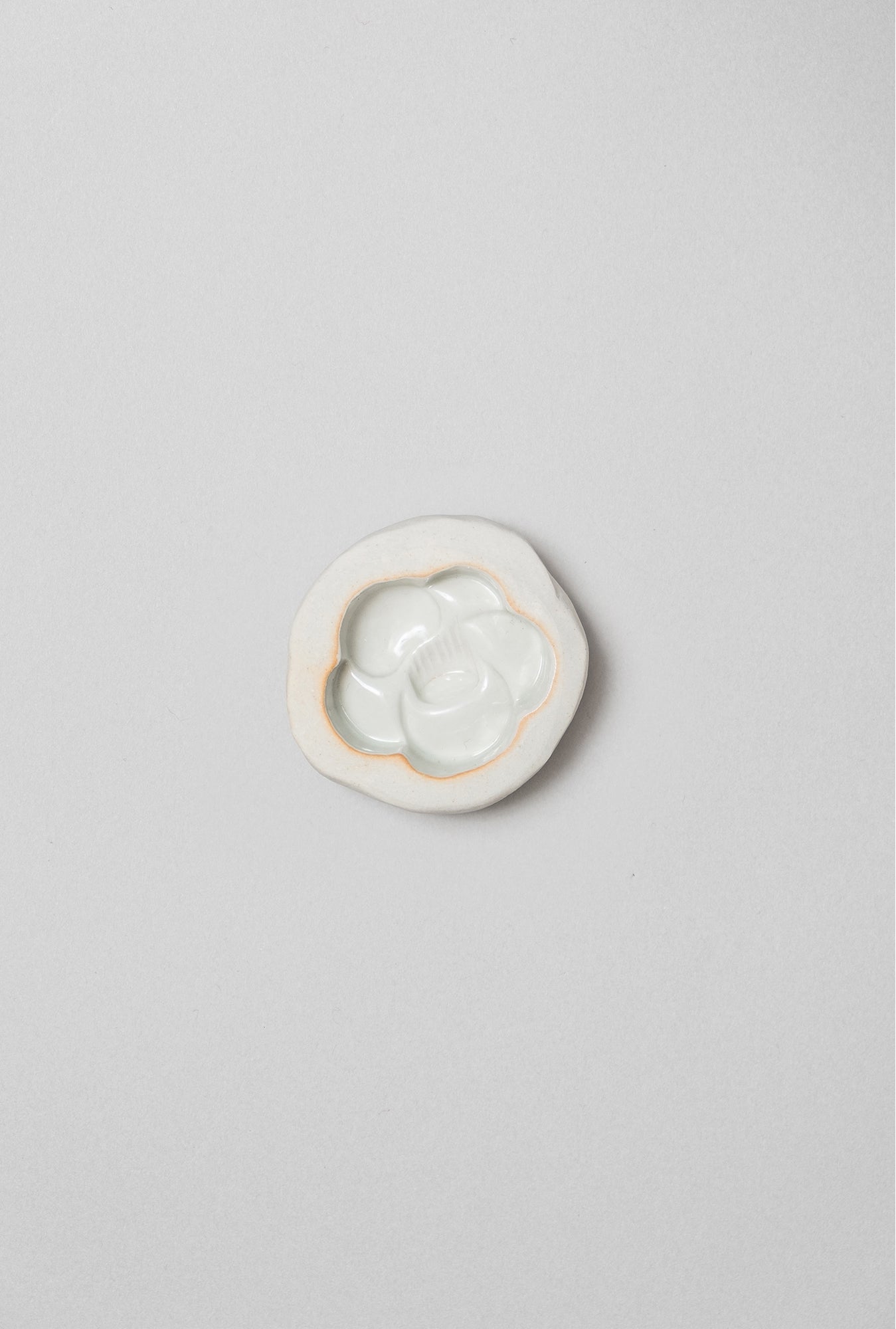 陶器の菓子型 ３つセット（千鳥・薔薇・椿）