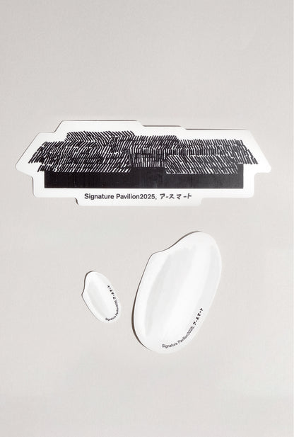 【EXPO EARTH MART GOODS】ステッカー（3枚セット）
