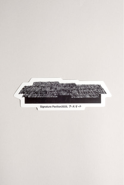 【EXPO EARTH MART GOODS】ステッカー（3枚セット）