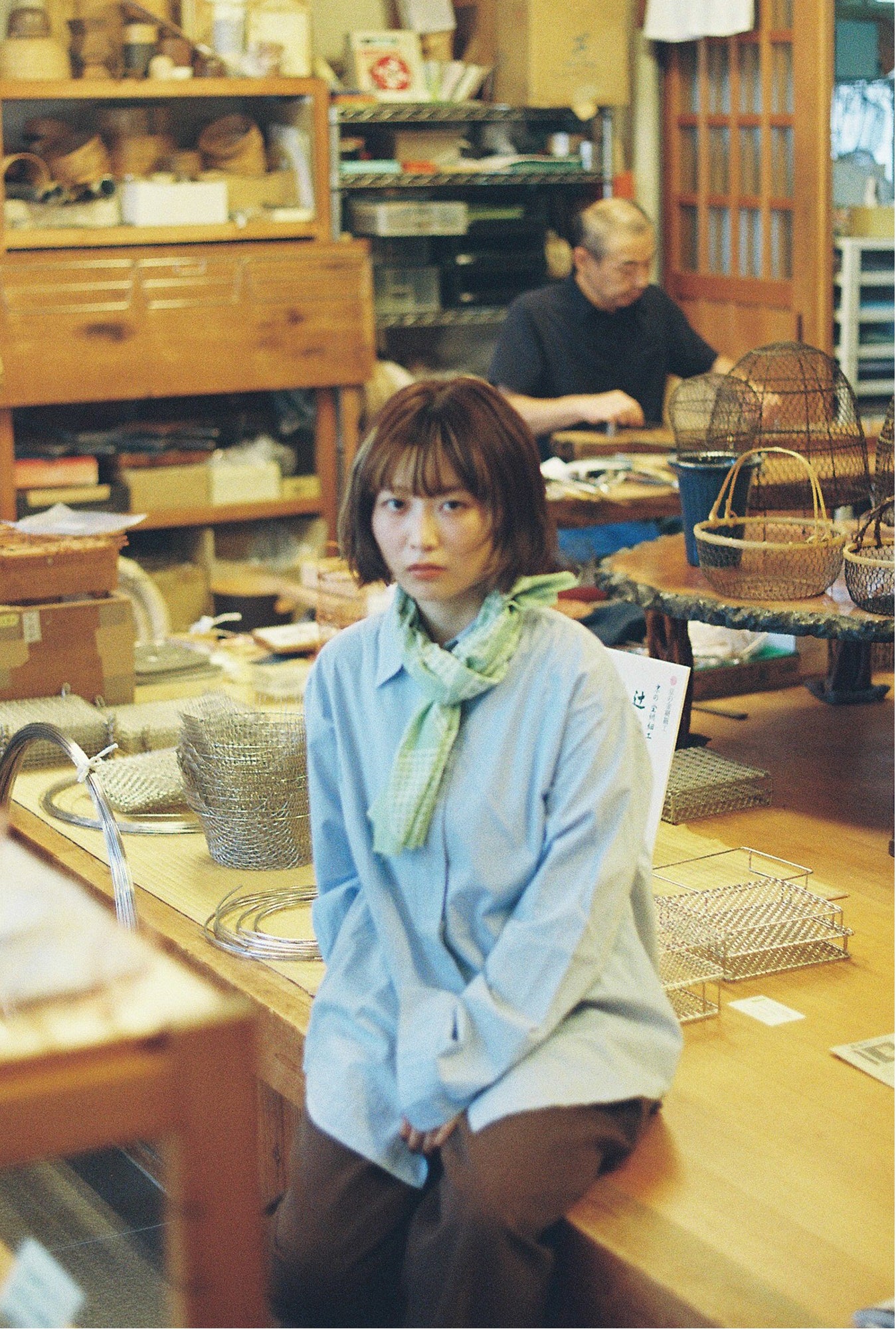 TENUGUI_KASHIKIGATA_violet (Japanese sweets wooden mold)