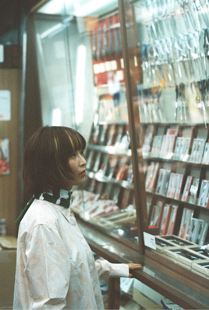 TENUGUI_KASHIKIGATA_violet (Japanese sweets wooden mold)