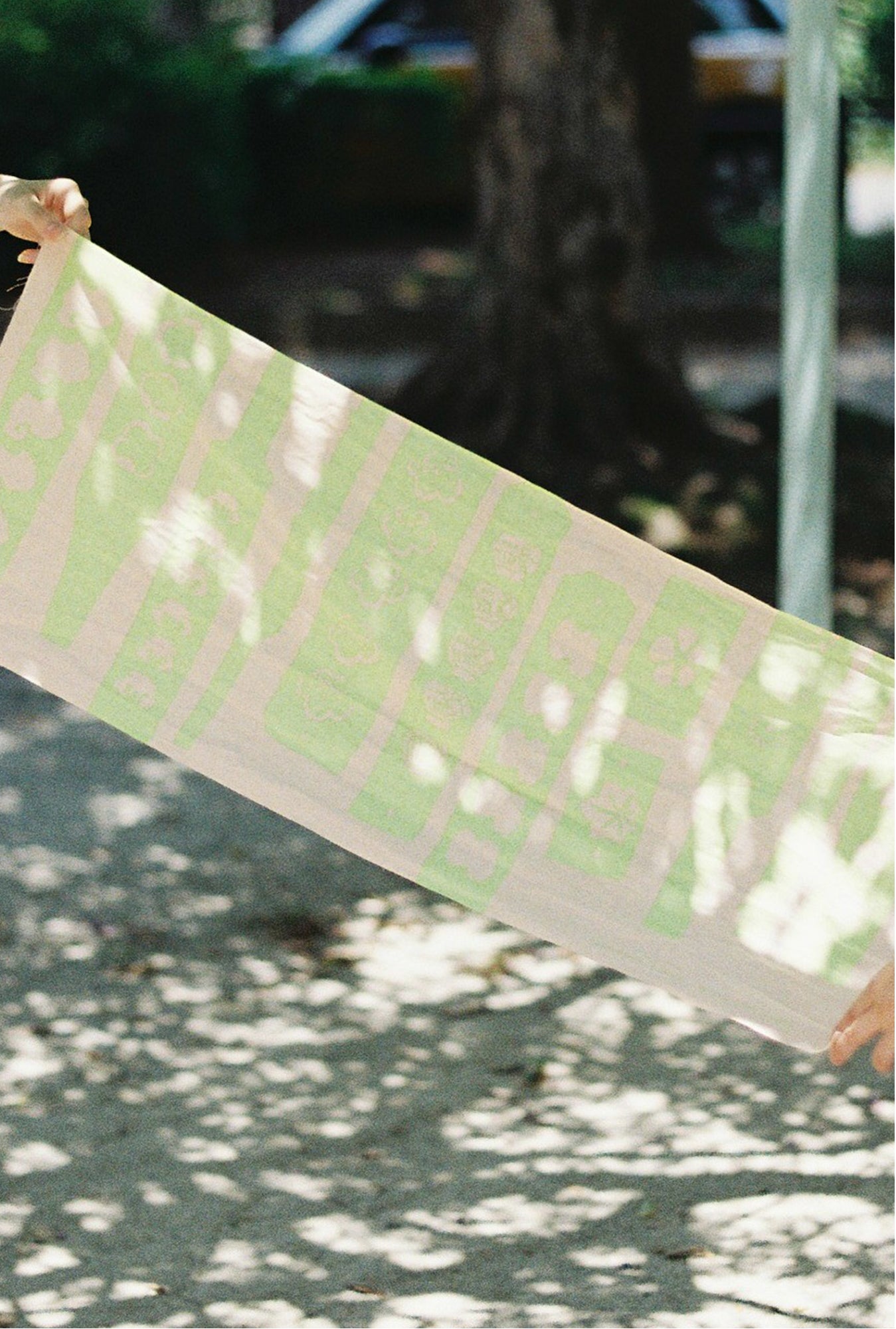 TENUGUI＿菓子木型（ピンク）