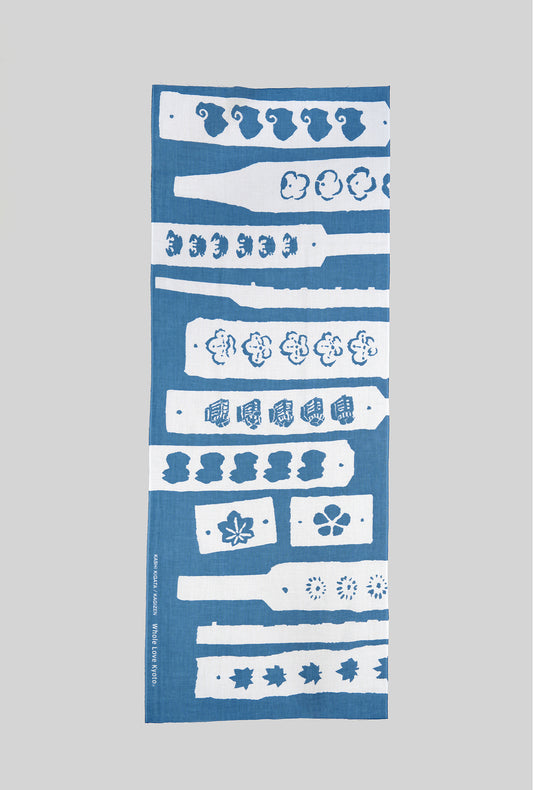 TENUGUI＿菓子木型（あお）