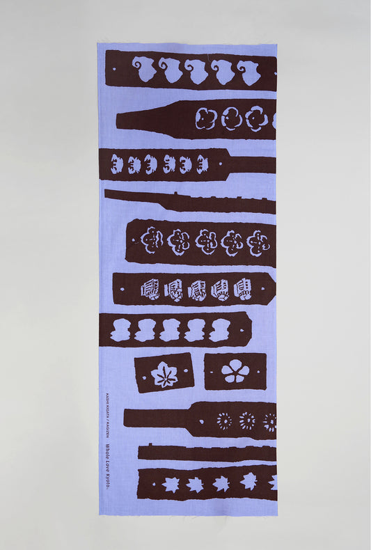 TENUGUI_KASHIKIGATA_violet (Japanese sweets wooden mold)