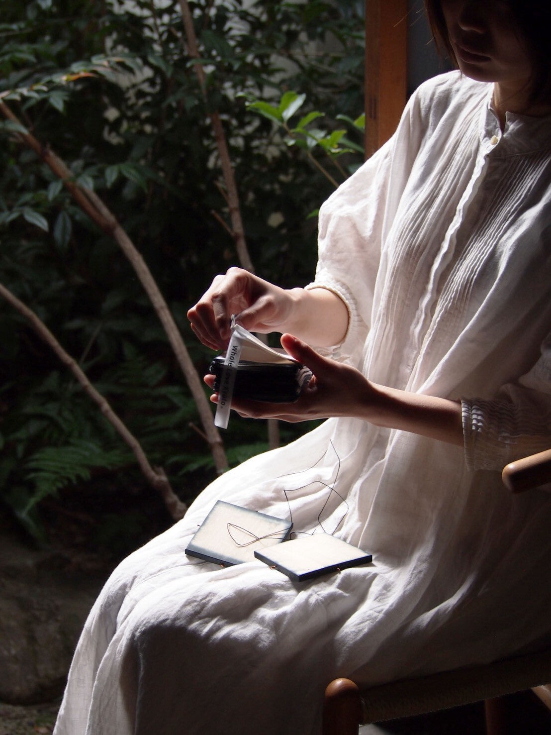 TOCHU 板締め絞り＿スカーフ